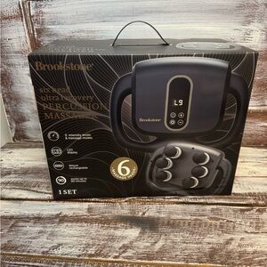 Brookstone Black Percussion Massager